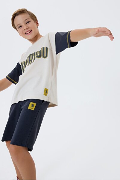 U.S. Polo Assn. U.S. Polo Assn Băiat Alb Bermude Costum