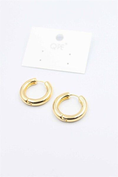 MENESSA Metal Hoop Earrings 2cm - Gold