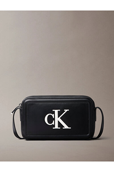 Calvin Klein Bold CK Camera Γυναικεία Μαύρη Τσάντα Χιαστί LV04F3220G-3L2
