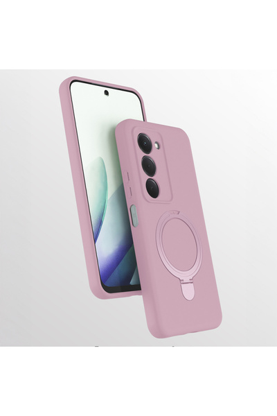 Paladyum Case غطاء سامارا من السيليكون باللون الوردي متوافق مع حامل ماجسيف له...