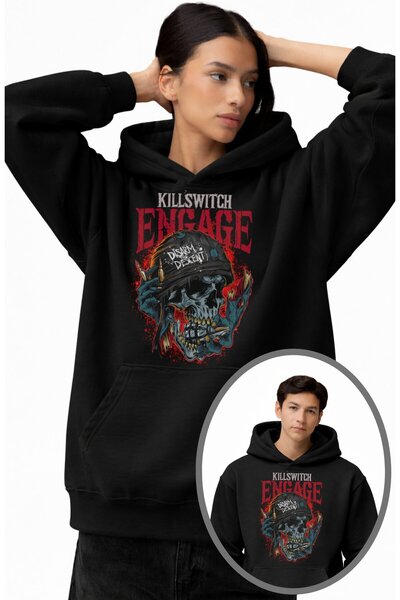 Fuddy Moda Ουνισέξ oversized Killswitch Engage Disarm The Descent με τύπωμα μ...