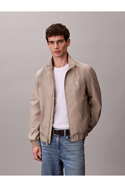 Calvin Klein Pánská bunda Ls Dolgusuz Nylon Harrington Vintage Khaki