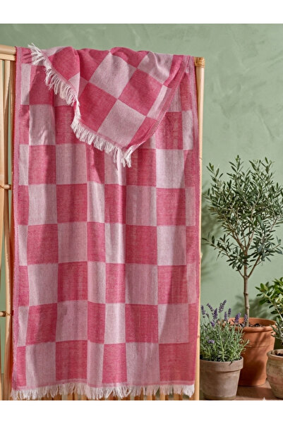 SHIPLA HOME Checker Patterned Loincloth Beach Towel 70X155 cm