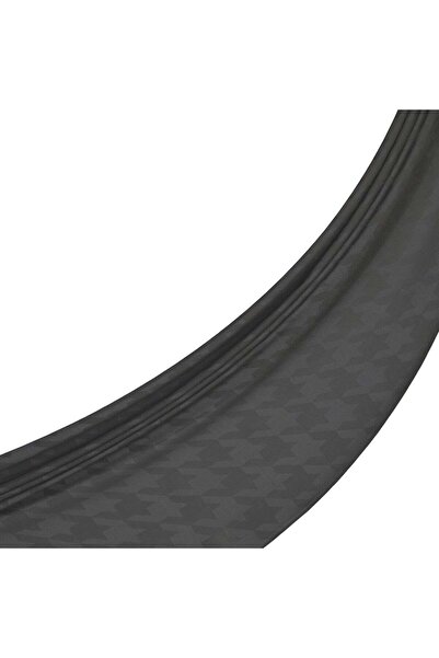 ipekevi Σάλι με μονόγραμμα και σχέδιο ράμφους χήνας - Σκούρο καπνιστό