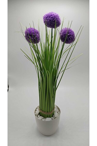 Ebruli hediyelik أزرق بلون الكوبالت زهرة صناعية مقاس 45 سم ذات مظهر واقعي (مو...