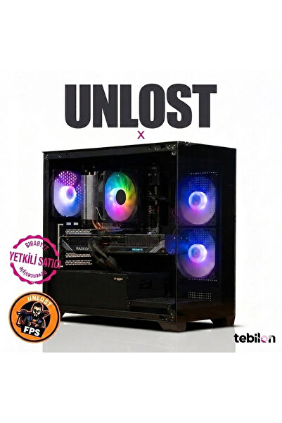TEBİLON UNLOST ECO-AMD 7500F-GIGABYTE Radeon RX 9060 XT GAMING 16GB-A620M ANA...