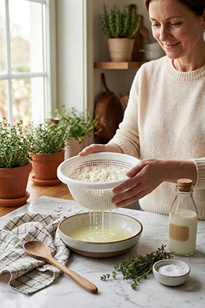 Akyüz Plastik 🧀Silindir Teker Peynir Süzme Kalıbı 18.7 cm x h: 7.5 cm - 2 ADET