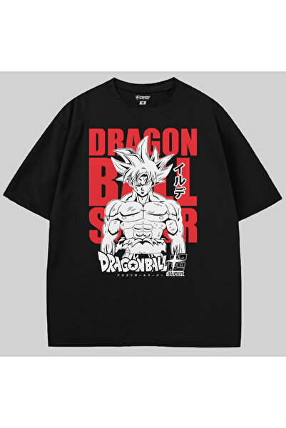 Crazy تي شيرت دراغون بول سوبر كبير الحجم