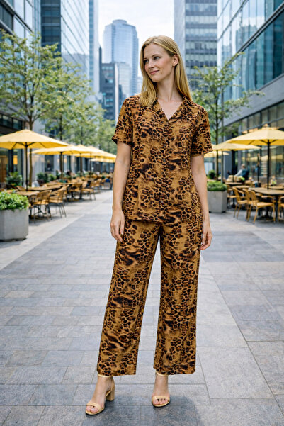 Clyfora طقم قمصان من طبعة الفهد قطع