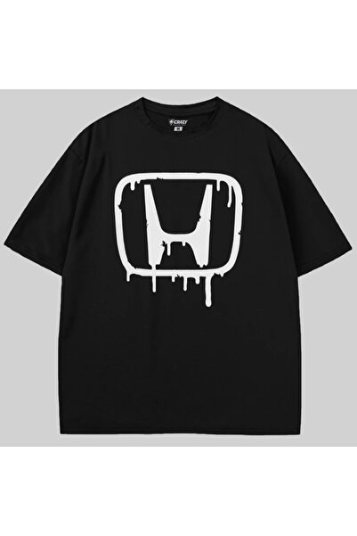 Crazy Μπλουζάκι με λογότυπο Splash Honda oversized