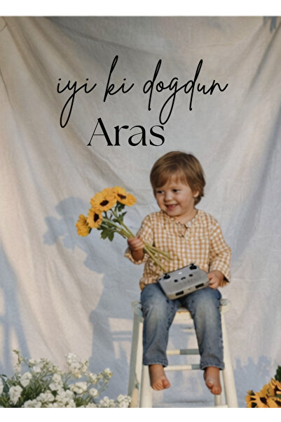 Marecot Kişiye Özel Doğum Günü İyi Ki Doğdun Duvar Örtüsü Duvar Halısı Birinc...