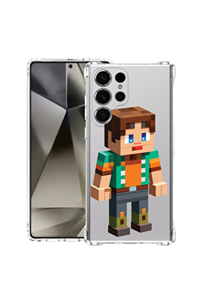 bestcase ® Husă Husă Antișoc pentru Samsung Galaxy S26 Ultra, Minecraft Chara...