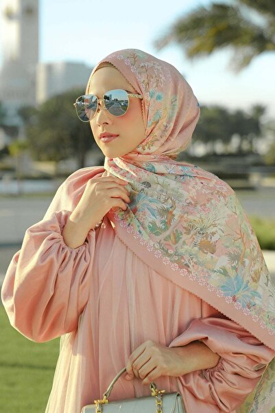 Buttonscarves Al Qasr Saten Şal - Clay