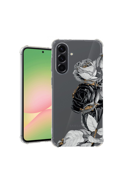 bestcase ® Husă Anti Shock Case for Samsung Galaxy S26, Black Rose, 3128362 A...