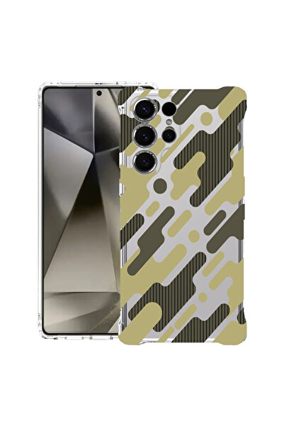 bestcase ® Husă Anti Shock Case for Samsung Galaxy S26 Ultra, Green Camouflag...