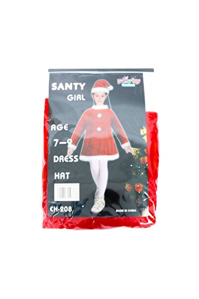 PartySupplies زي تنكري لفتاة عيد الميلاد من بارتي فيوجن