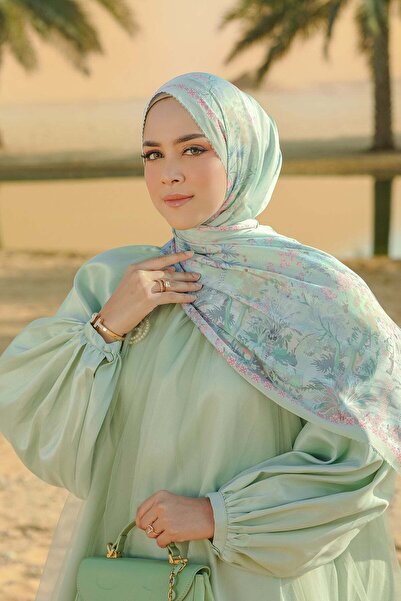 Buttonscarves Al Qasr Saten Şal - Zellige