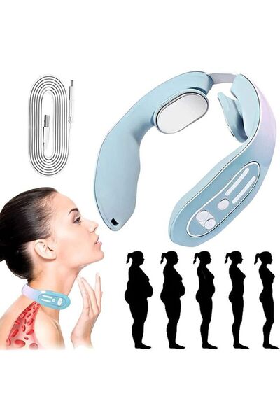 Arabest جهاز تدليك اللمفاوي للرقبة بتقنية EMS مع وظيفة التسخين، علاج نبضي كهر...