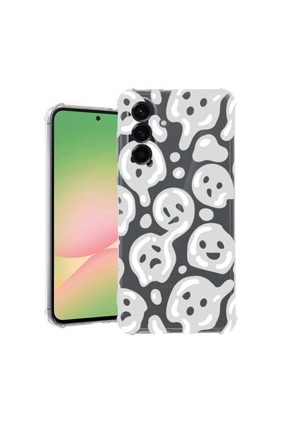 bestcase ® Husă Anti Shock Case for Samsung Galaxy S26, Grey Acid Smiley, 312...