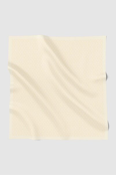 Buttonscarves Prism voile square scarf - lemon drizzle