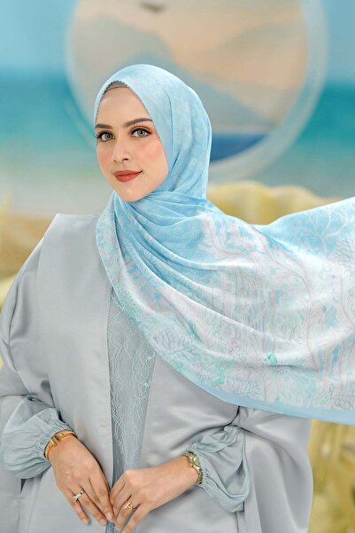 Buttonscarves Little Mermaid 2.0 Saten Şal - Reef