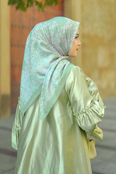 Buttonscarves Granada Kare Eşarp - Cameo Green
