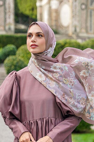 Buttonscarves Farra Saten Şal - Iris