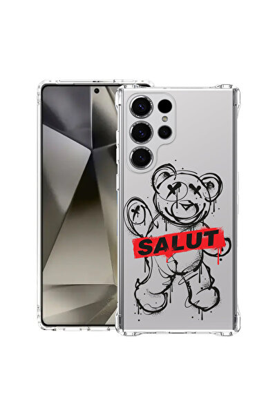 bestcase ® Husă Anti Shock Case for Samsung Galaxy S26 Ultra, Teddy Bear Salu...