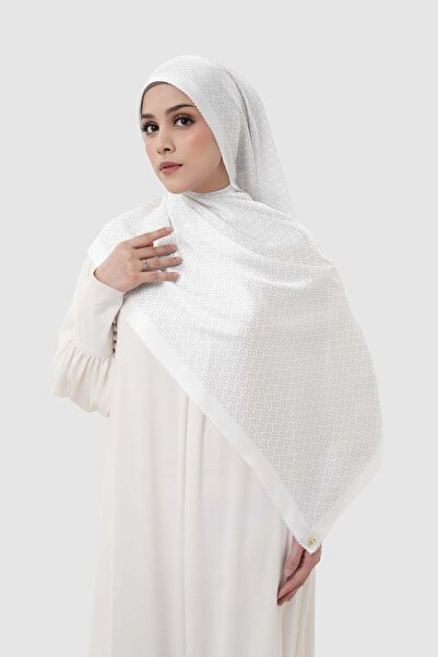 Buttonscarves Tapis Saten Şal - Vanilla