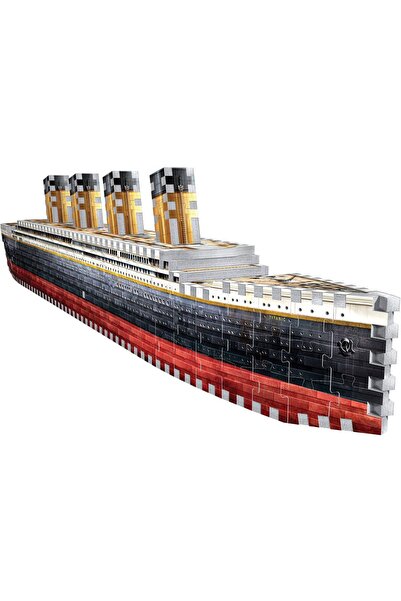 Wrebbit Puzzle 3D cu 440 piese - Titanic (Wrebbit-1014)