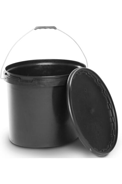 SILTOX ABS Bucket with Lid & Flexible Metal Handle | 18L Heavy-Duty Multipurp...