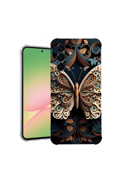 bestcase ® Husă Carcasă antișoc pentru Samsung Galaxy S26, Fluture de frumuse...