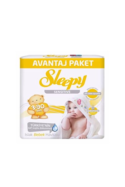 Sensitive Islak Mendil 3x90 Adet