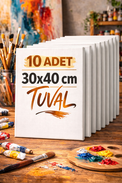NUVVA Canvas Tuval, 10 adet 30x40 cm Resim Ressam tüvali tüval tuval