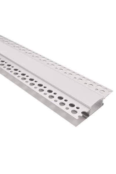 RFAN Profil LED încastrat, finisaj tencuială, lungime 2 m, lățime 2 cm