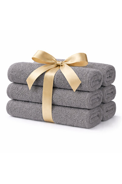 The Cotton Connection Terry Cotton Face Towel - Super Soft | Pack of 6 | High...
