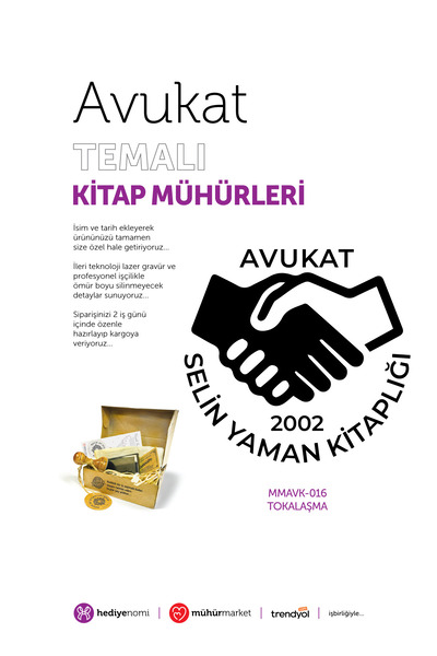 HEDİYENOMİ MühürMarket > ختم كتاب المحامي توكالاشما - إكس-ليبريس - ختم الكتاب...