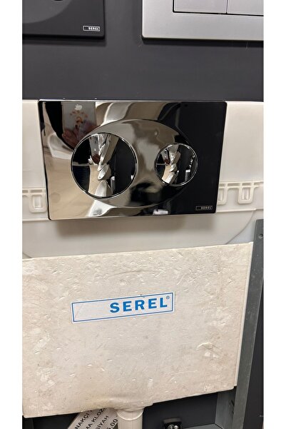 Eca E.C.A SEREL GÖMME REZERVUAR PANELİ ÇİFT BUTON PARLAK KROM