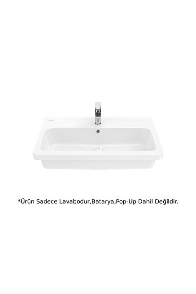Creavit IP080 İpek Etajerli Lavabo Beyaz 80 cm