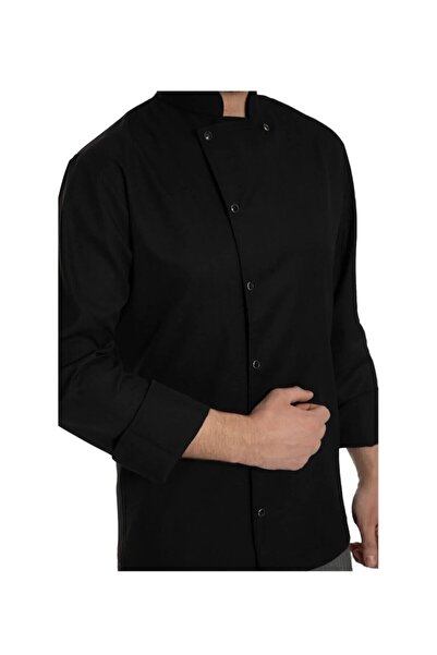 arslan Şef Aşcı Çeketi Düz Siyah