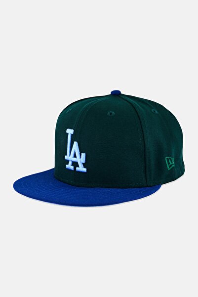 NEW ERA x MLB Men Los Angeles Dodgers Fitted Cap, Dark Green