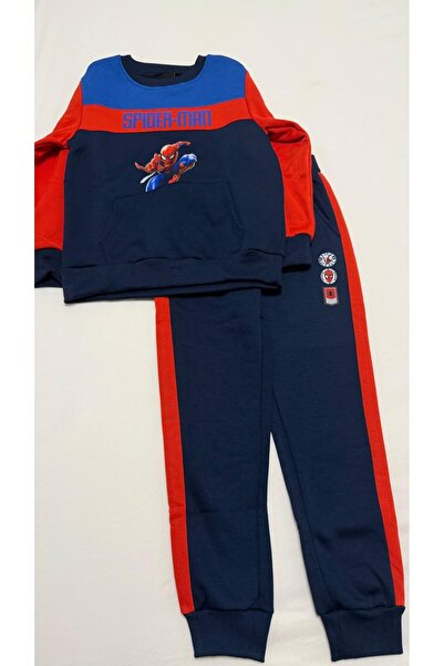Spidermed Trening baieti Spiderman, bleumarin/gri, 2 ani