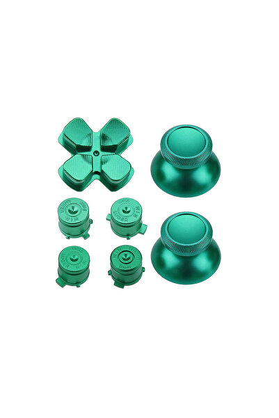 Choice3 غطاء معدني أخضر اللون من JCD لوحدة تحكم PS4 Pro Slim مع أزرار ABXY من...