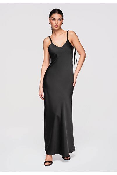 Larica OMBRE Women's Elegant Dress LA-OM-DLR297 Black