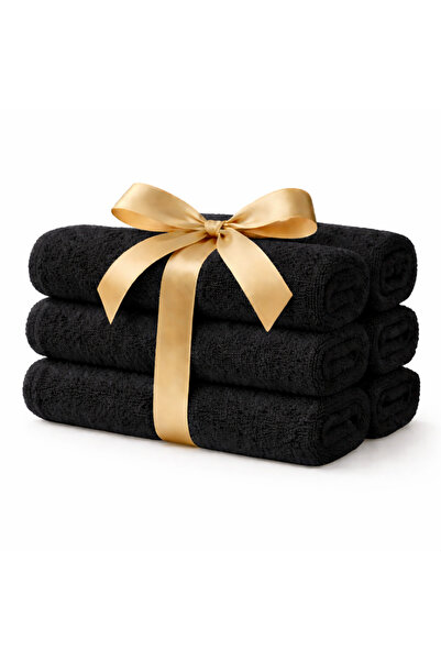 The Cotton Connection Terry Cotton Face Towel - Super Soft | Pack of 6 | High...