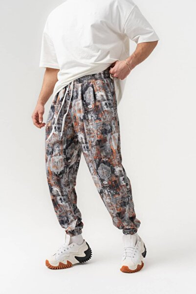 go gang own Φρέσκο σαλβάρι με ελαστικές μέση και μανσέτες