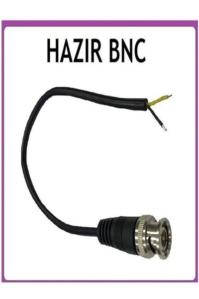 10 Adet Kablolu bnc 50 cm