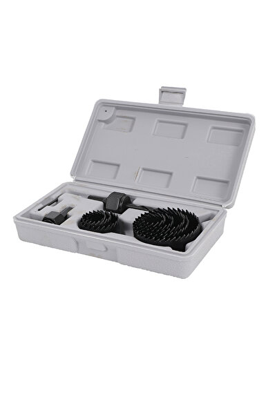 Lawazim مجموعة مناشير ثقب مكونة من 11 قطعة - طقم قاطع ثقب مع مقابض وحافظة للخ...