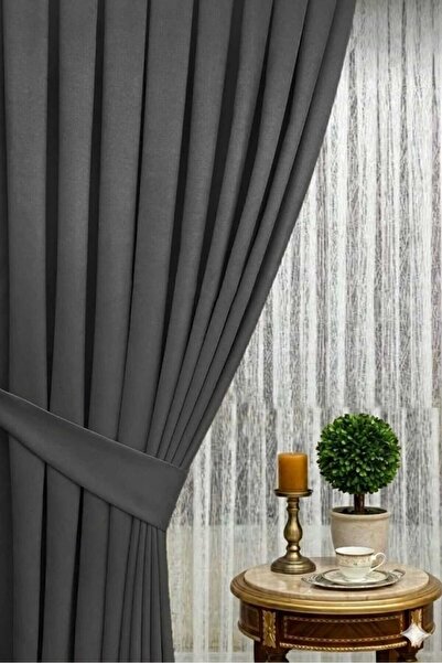 TARZMANYA KİDS ANTRASİT RENGİ KADİFE GÖRÜNÜMLÜ 1X3 SIK PİLELİ YÜKSEK KALİTELİ...