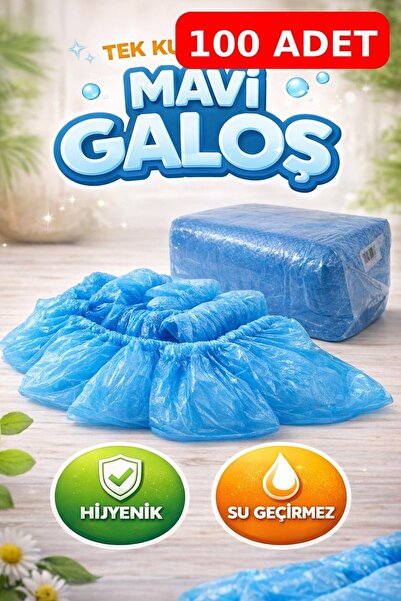 EGE TOPTAN GIDA GALOŞ 100 ADET TEK KULLANIMLIK DAYANIKLI HİJYENİK AYAKKABI KO...